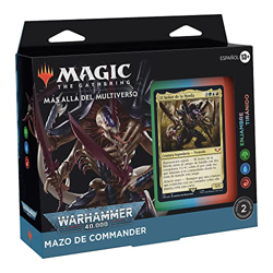 Magic The Gathering Más allá del Multiverso: Warhammer 40,000 Mazo de Commander, de Enjambre tiránido, Versión en Español precio