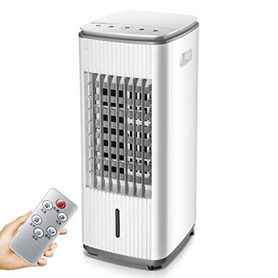 Air Conditioner Fan Small Silent Water-Cooled Air Conditioner Electric Cooling Fan for Household Mobile Air Conditioner with Ice and Water Cooler