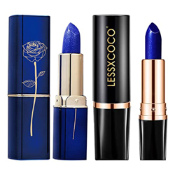 Magic rápido aplicar el lápiz labial impermeable para cambiar color | El azul se cambió mancha labios temperatura rosa automáticamente | Labiales azul precio