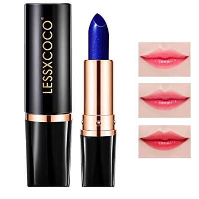 Barra de Labios Magic Blue Rose | Pintalabios Coreano Que Cambia de Color | Lip Stain Hidratante de Larga duración | Juego Tinte Labios Resistente al 