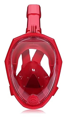 Máscaras de buceo Masilla de buceo Cara completa 180 Seaview Snorkel Mask Anti-Fog Snorkeling Mask Anti fugas Snorkel Equipo de natación bajo el agua 