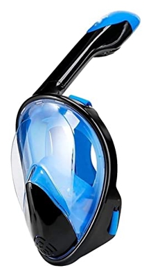 KITZIT Máscaras de Buceo máscaras de Buceo Scuba Snorkelle Snorkelling Mask Full Full Mask Fog Masquel de Snorkel Respiración for Hombres Mujeres Niño