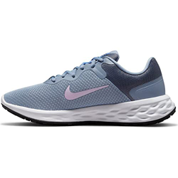Nike Revolution 6, Zapatillas de Gimnasia Mujer, Ashen Slate/Doll-Black-Medium Blue, 39 EU en oferta