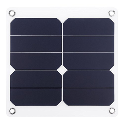 Uadme Panel Solar de silicio - 13W 5V Cargador de batería de Panel Solar monocristalino Consola de Juegos MP3 MP4 PSP