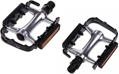 Pedales de bicicleta de carretera y de montaña, Pedales de bicicleta de montaña Pedales de bicicleta MTB de aleación de aluminio de 9/16 pulgadas Se a
