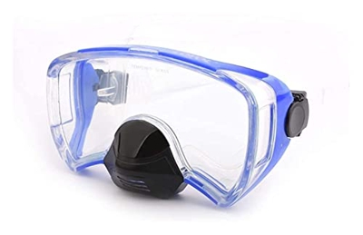 KITZIT Gafas de Buceo máscaras de Buceo con máscaras de Buceo de Buceo Anti -Niebla natación de natación submarina (Color : Blue)