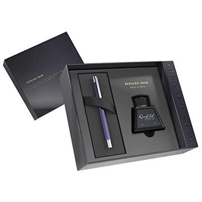IYKA Bernard Shaw Shaw Pen Buque Insignia Oficial Elfo Lavanda Traje púrpura Regalos for Hombres Niñas Adultas Práctica Especial for Estudiantes Calig