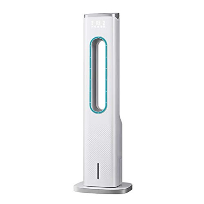 Air Cooler Household leafless Air Conditioner Fan Fan Floor Cooling Fan Small Portable Water Air Conditioner leafless Safe 3.5L Large Water Tank