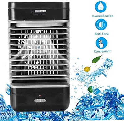 FMOPQ -A Portable Personal Air Cooler Household 400ML Cold Wind Machine USB Powered Desktop Cooling Fan Suitable for Office Dormitory Car