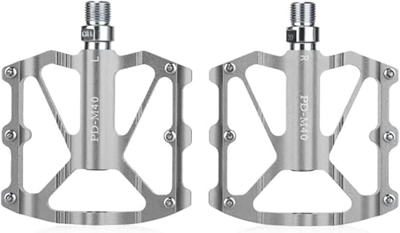 Pedales de bicicleta de carretera y montaña, Pedales de bicicleta de montaña Pedales de bicicleta MTB/BMX de aluminio con plataforma de aluminio liger