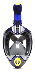KITZIT Toldeas de máscaras de Buceo con máscara de Snorkel con máscara de esnorkel seco Snorkel Snorkel Juego, máscara de Buceo panorámico de 180 ° fo precio
