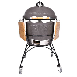 FMOPQ 27" Large Charcoal Ceramic Grill Roaster and Smoker. BBQ Grill. Multifunctional Ceramic Barbecue Grill Egg Outdoor Style precio