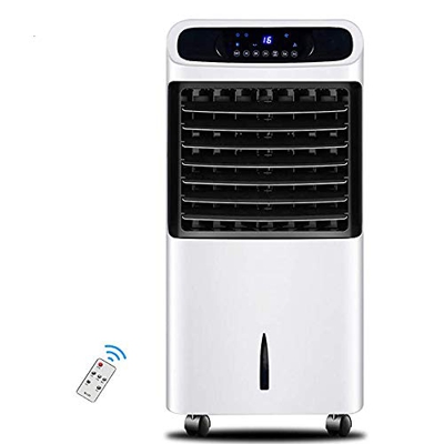 FMOPQ Remote Control Evaporative Coolers Quiet Safety Bladeless Air Cooler Touch Screen Negative Ions Air Cleaner Air Conditioner Fan Remote Control 1