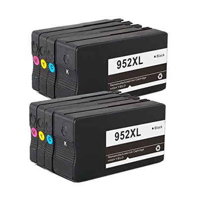 BAQU El Cartucho para HP 952 XL 952XL Uso Compatible con Deskjet 7740 8210 8216 8715 8720 8725 8740 Impresoras 2-Pack