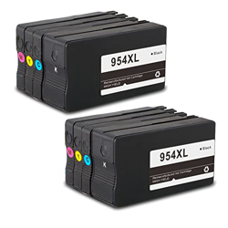 BAQU para HP 954XL de Tinta Compatible con Uso Compatible con Deskjet 7740 8210 8710 8720 8730 8716 Impresoras 2-Pack en oferta