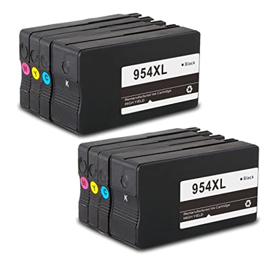 BAQU para HP 954XL de Tinta Compatible con Uso Compatible con Deskjet 7740 8210 8710 8720 8730 8716 Impresoras 2-Pack