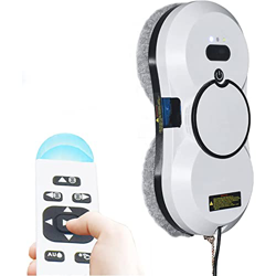 USGitke Robot Limpiacristales,Robot Limpiacristales con Ajuste De Potencia De Succión De 2800 Pa,para Limpieza De Cristale-White precio