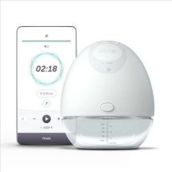 Elvie - Sacaleches Eléctrico Portátil 21mm/24mm - Silencioso, Manos Libres - Cabe en tu Sujetador - Fácil de Limpiar y Transportar - Tecnología Innova en oferta