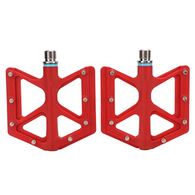 EVTSCAN 1 par de Pedales de Bicicleta Plegables livianos, con Eje de Titanio y 3 rodamientos, Repuesto de Pedales de Bicicleta universales compatibles