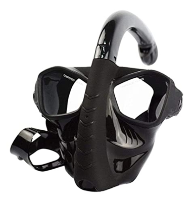KITZIT Máscaras de Buceo Mask de Buceo Deportes al Aire Libre Gafas de natación submarina Entrenamiento de Buceo (Color : Black)