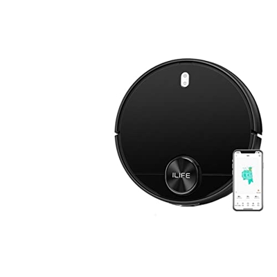 KDDFN Aspiradoras y escobas eléctricas A11 4000Pa, Navegación Láser, Control por Aplicación WiFi, Fregona Y Barrido, Limpieza De Dibujo, Hogar Hogar &