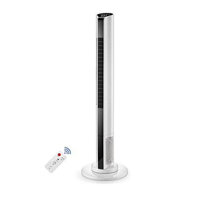 FMOPQ Air Conditioning Fan Remote Control Portable Silent Head Vertical leafless Air Cooling 3001100mm
