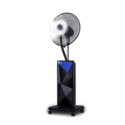 FMOPQ Spray Cooling Humidifier - Water Cooler Outdoor Mall Restaurant Spray Fan (Color: Black) precio