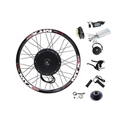 YUXINCAI Kit De Conversión De Bicicleta Electrónica De 72 V Y 2000 W, Kit De Conversión De Motor De Bicicleta Eléctrica De Rueda Trasera, con Pantalla características