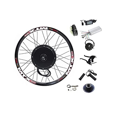 YUXINCAI Kit De Conversión De Bicicleta Electrónica De 72 V Y 2000 W, Kit De Conversión De Motor De Bicicleta Eléctrica De Rueda Trasera, con Pantalla