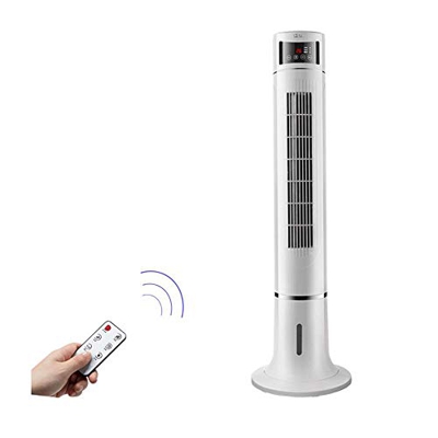 FMOPQ Air Conditioning Fan Remote Control Fan - White Portable Temperature LED Display Air Cooling humidifier Third Gear adjustment26.2116.5cm
