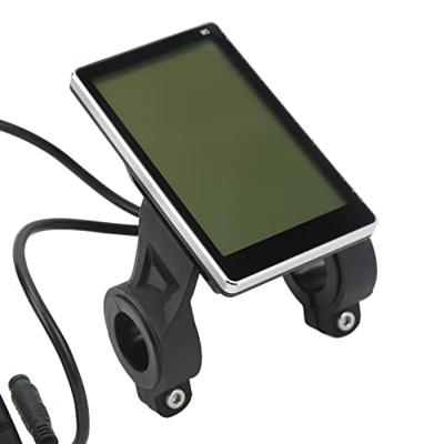 Medidor de Pantalla LCD de Bicicleta Eléctrica, 24V 36V 48V 60V Pantalla de Panel de Pantalla LCD de Bicicleta Eléctrica a Prueba de Agua, Kit de Conv