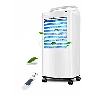 FMOPQ Air Conditioning Fan Portable White Wireless Remote Air Cooler Removable Indoor humidifier 3-Speed Adjustment