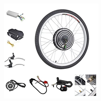 Kit De Conversión De Bicicleta Electrónica De 48V 1000W, Kit De Conversión De Motor De Bicicleta Eléctrica De Rueda Delantera, Kit De Conversión De Ru