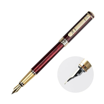 Fountain Pens Fountain Pens Calligraphy Pen Gentleman Collection Fountain Pen Fine Nib Writing Ink Pen Gift Optional for Office Business School Gift C