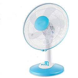 Floor Fan-Electric Fan Desktop Home 16 Inch Large Table Fan Shaking Head Silent Student Fan Floor Wind Electric Fan Table Fan Plastic Maple Leaf (Tabl precio