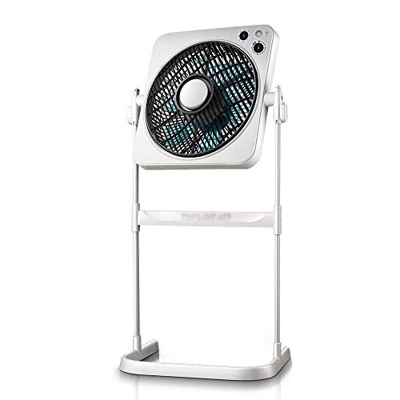 Electric Fan Home Floor Fan Office Lift Fan Desktop Silent Vertical Dormitory Turn Page Fan Rated Power 50W Electric Fan