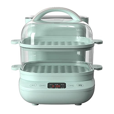FMOPQ Multifunctional Heat Preservation Breakfast Machine Electric Food Steamer Reservation PP Material Double Layer