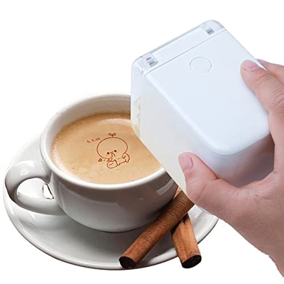 Impresora de mano Impresoras de códigos QR portátiles, Máquina para hacer etiquetas de tinta impermeable de secado rápido, Mini impresora WiFi inalámb