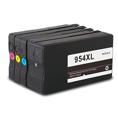 BAQU para HP 954XL de Tinta Compatible con Uso Compatible con Deskjet 7740 8210 8710 8720 8730 8716 Impresoras 1-Pack