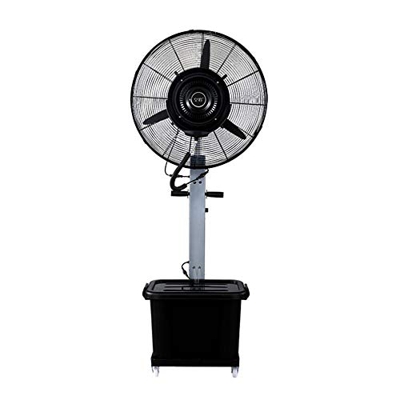 FMOPQ Industrial Spray Fan - Large Air Volume Cooling atomizing humidifier Powerful Shaking Head 43L Large Water Tank 260W / 350W