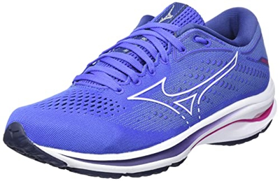 Mizuno Wave Rider 25 (W), Zapatillas de Running Mujer, AmparoBlue/White/DCobalt, 38.5 EU