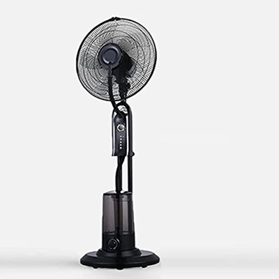 Home Mute and Water Cooling and Air-Conditioning Companion Spray Floor Cooling Fan 8 Hours Timer 3 Modes Negative Ion Purification Mechanical Button 2