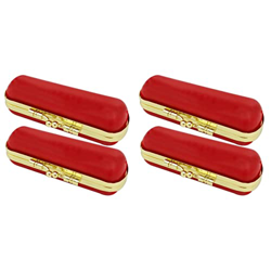EXCEART 4 Uds. Cosméticos Vintage para Mujer Regalo Vacío Estuche para Lápiz Labial Espejo Soporte para Maquillaje de Labios con para Suministros de C precio