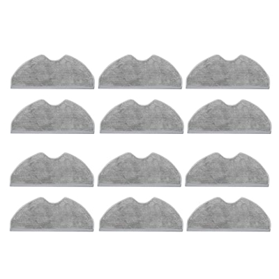 Veizao 12 Piezas para 360 Robot de Barrido Accesorios X95 X90 S9 Accesorios de Aspiradora de Robot Trapo de Limpieza de Repuesto
