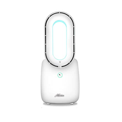 Standing Desktop Fan Oscillating Fan 3 Modes Quiet Fan Bladeless Recharged Fan for Bedroom Living Room Office precio