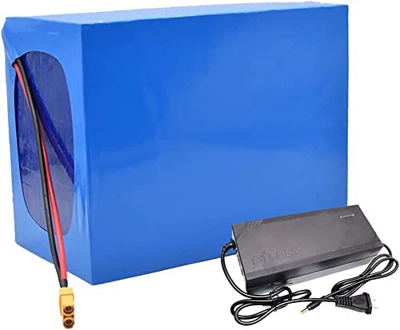 stdpcxz Batería De Iones De Litio Ebike 72V 20Ah 30Ah 40Ah 50Ah 60Ah con Cargador Paquete De Batería De Litio Recargable para Bicicleta Eléctrica De 5