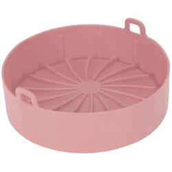 SunaOmni Caseta de Bandeja para freidores de Aire para Hornear a Aire de 6.3 Pulgadas, reemplazo de pergamino Bandeja de Canasta de Papel Rosa, Rosa d en oferta