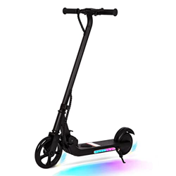 E-RIDES Patinete Electrico Niños 6 a 12 Años, 7 Pulgadas Scooter Eléctrico para Niños Plegable, fácilmente Plegable Patinete Electrico Niño con Luces  características