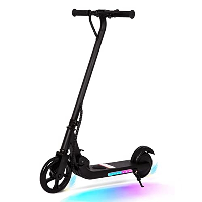 E-RIDES Patinete Electrico Niños 6 a 12 Años, 7 Pulgadas Scooter Eléctrico para Niños Plegable, fácilmente Plegable Patinete Electrico Niño con Luces 