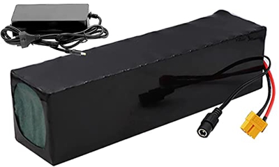 stdpcxz Paquete De Batería De Iones De Litio para Bicicleta Eléctrica De 48V 8AH para Kit De Motor De 200W 350W 450W 500W 750W 1000W con Carga + BMS, 